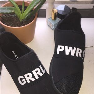 GRL POWER SLIP ON SNEAKERS